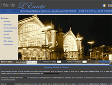 Tablet Screenshot of hotel-europe-tours.com